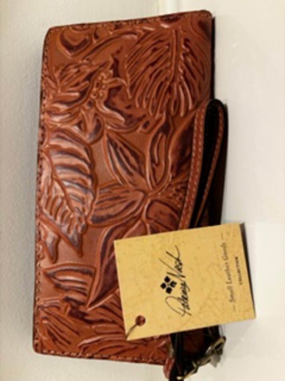 Patricia Nash Valentia hand tooled leather wallet